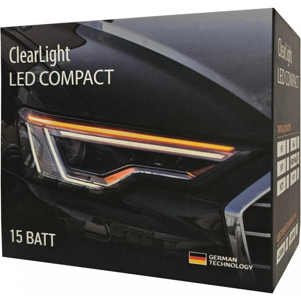 Комплект ламп Clearlight LED Compact H4 CLCT60LEDH4-2