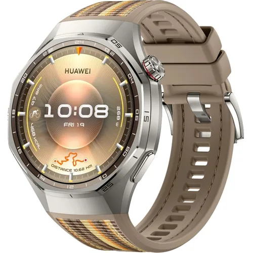 Смарт-часы Huawei Watch GT 6 Pro Atum-B29W, 46мм, 1.47", коричневый/серебристый