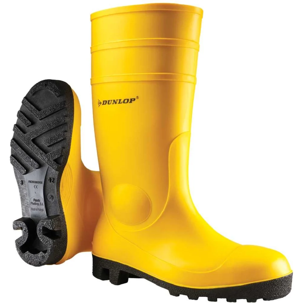 Сапоги Dunlop PROTOMASTOR FULL SAFETY S5 SRA унисекс желтые, 47 8713197301387