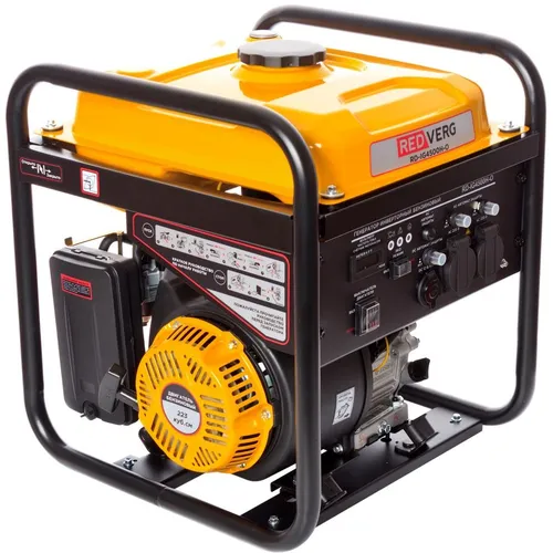 Бензиновый генератор REDVERG RD-IG4500H-O, 220/12 В, 4.5кВт