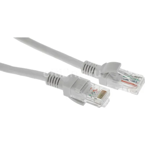 Патч-корд REXANT вилка RJ-45, модуль RJ-45, кат.5E, ПВХ, 1м, серый [18-1002]