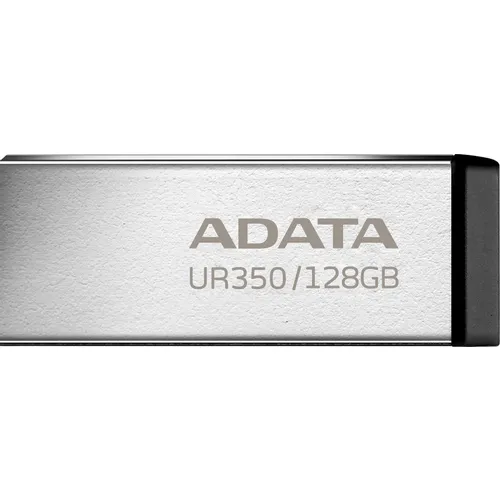 Флешка USB A-Data UR350 128ГБ, USB3.2, серебристый и черный [ur350-128g-rsr/bk]