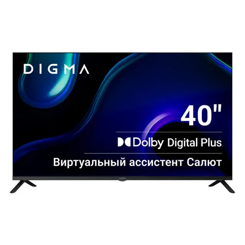 40" Телевизор Digma DM-LED40SBB36 FULL HD, СМАРТ ТВ, Салют ТВ, черный
