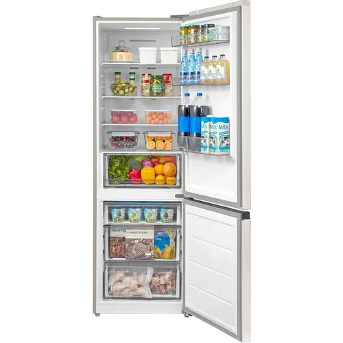 Холодильник двухкамерный Midea MDRB457FGF33ID инверторный, бежевый мрамор