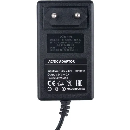 Адаптер питания PREMIER PCBNAC33, 24 В, 2A, 48Вт, черный