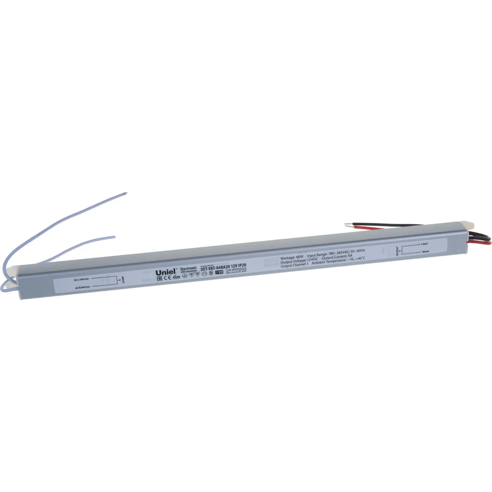 Ультратонкий блок питания Uniel UET-VAT-048A20 UL-00004845