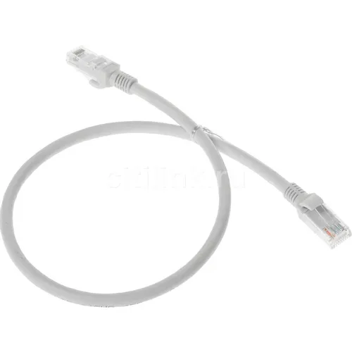 Патч-корд NTSS NTSS-PC-UTP-RJ45-6-0.5-LSZH-GY, вилка RJ-45, вилка RJ-45, кат.6, LSZH, 0.5м, серый
