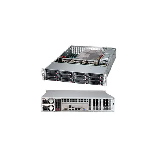 Корпус для сервера монтируемый в стойку Supermicro CSE-826BE1C-R920LPB, 2U, 2 x 920 Вт, черный