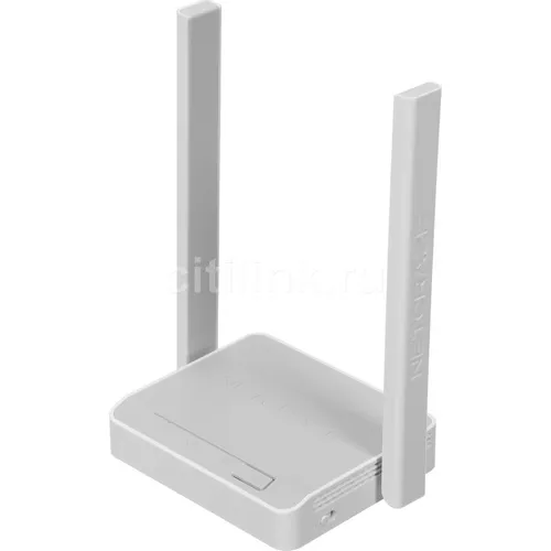 Wi-Fi роутер KEENETIC Netcraze Start, Wi-Fi 4, N300, 2.4ГГц, 4 WAN/LAN, белый [nc-1112]