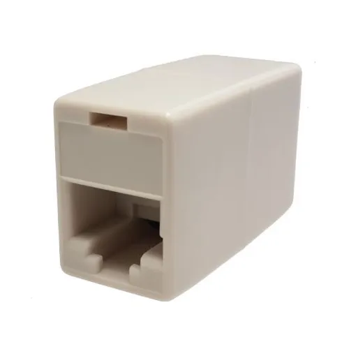Адаптер Suprlan 10-0337 проходн. RJ45 кат.5E UTP бежевый 10 шт./кор.