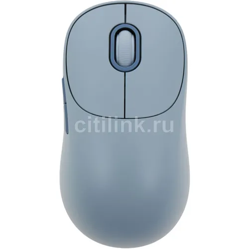Мышь беспроводная Xiaomi Wireless Mouse 3, Bluetooth/Радио, оптическая, USB, 1200dpi, синий [bhr8914gl]