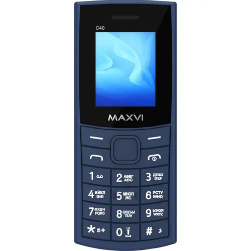 Сотовый телефон MAXVI C40 синий