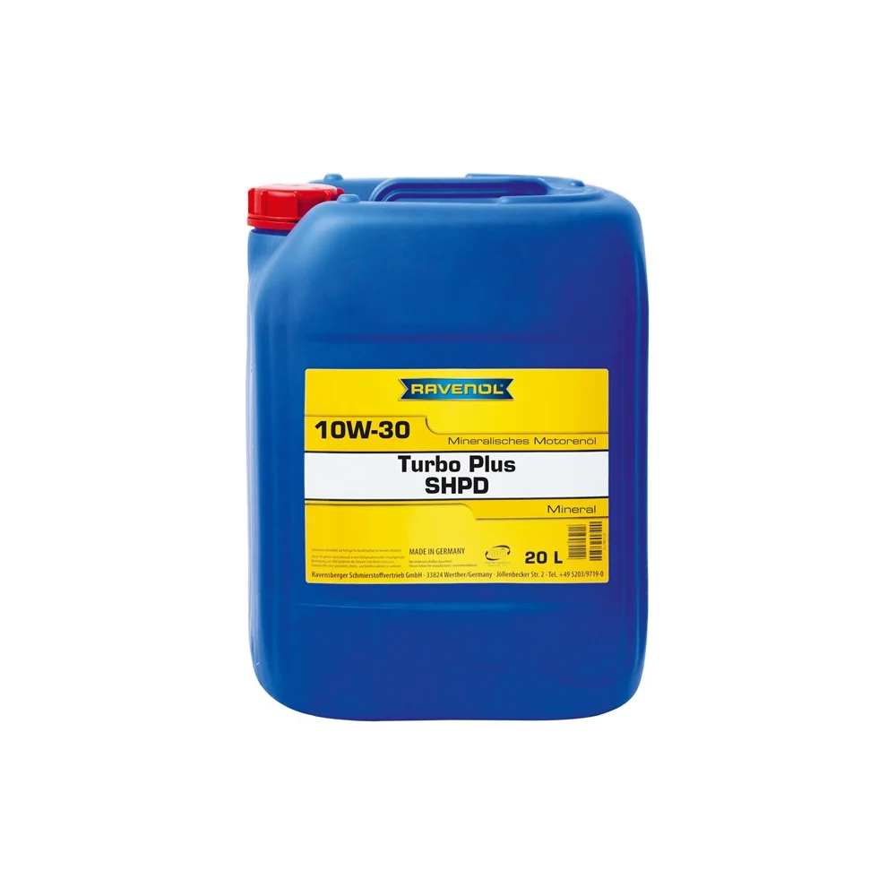 Моторное масло RAVENOL Turbo plus SHPD SAE 10W-30 1123105-020-01-999