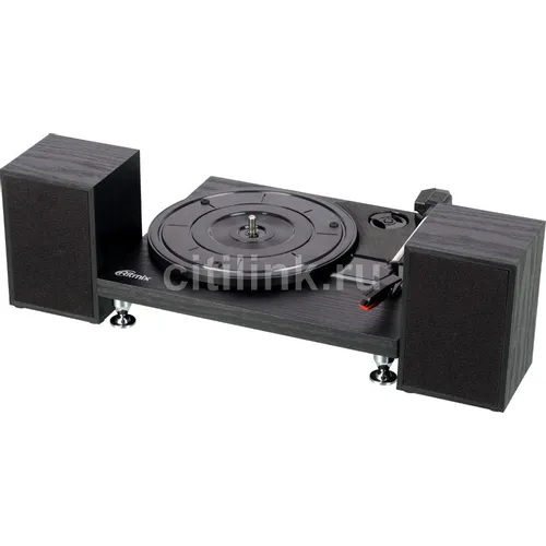 Виниловый проигрыватель Ritmix LP-240, частично автоматический, черный [80001175]