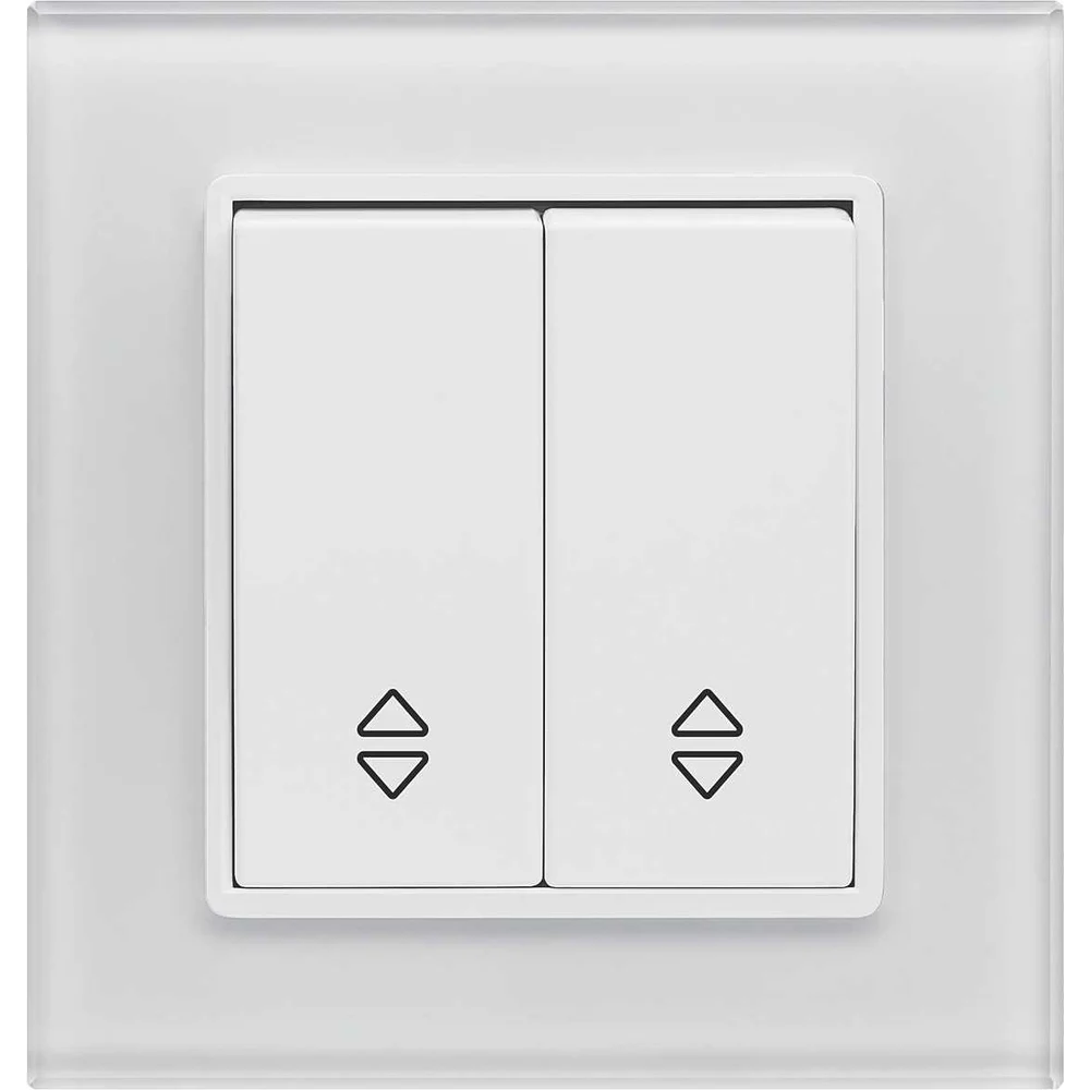 Реверсивный двухклавишный выключатель Vesta Electric Exclusive White FVK050106BEL