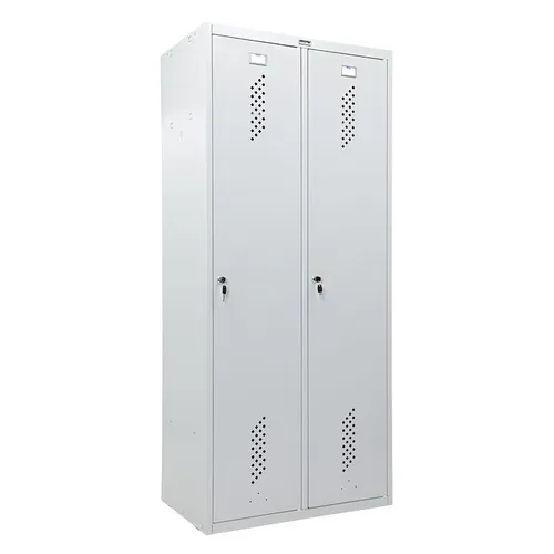 Шкаф для одежды ПРАКТИК LS 21-80, металл, 1830мм х813мм серый [s23099552102]