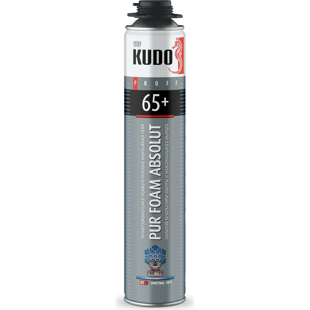 Полиуретановая монтажная пена KUDO PROFF 65+ARKTIKA KUPP10W65+