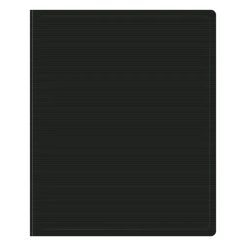 Папка на кольцах Бюрократ ДеЛюкс DL0740/2BLCK, 2шт колец, О-образные, A4, 32мм корешок, пластик, 0.7мм, черный 14 шт./кор.