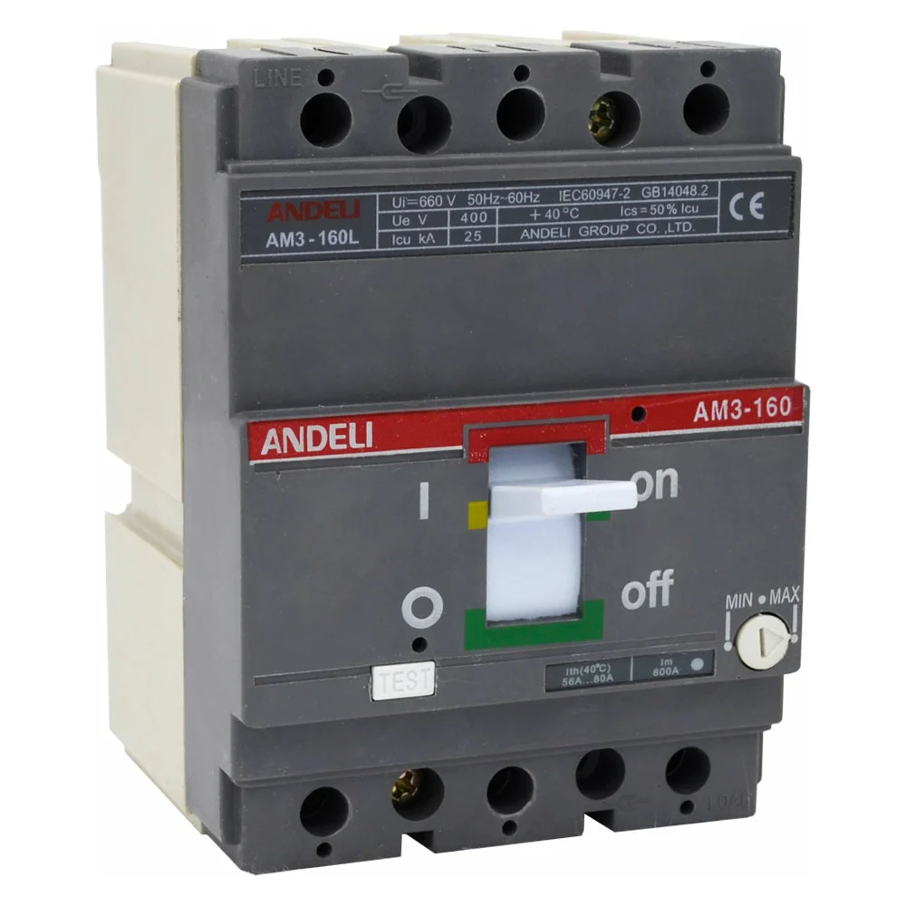 Автоматический выключатель ANDELI AM3-160S ADL06-810