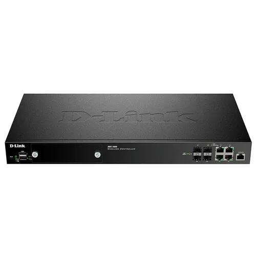 Контроллер D-Link DWC-2000, 4 LAN, 2xUSB, 4xSFP, черный