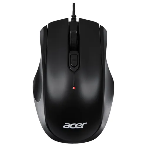 Мышь проводная Acer OMW020, оптическая, USB, 1600dpi, черный [zl.mceee.004]