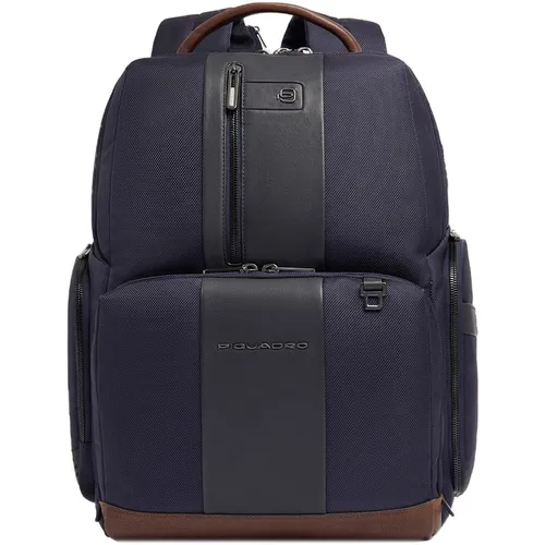 Рюкзак Piquadro Brief2 CA4439BR2BM/BLUCU темно-синий нейлон