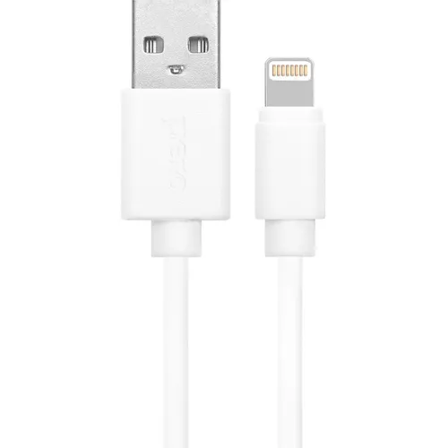 Кабель PERO DC-03, Lightning (m) - USB (m), 1м, белый [prdc-038p1mw]
