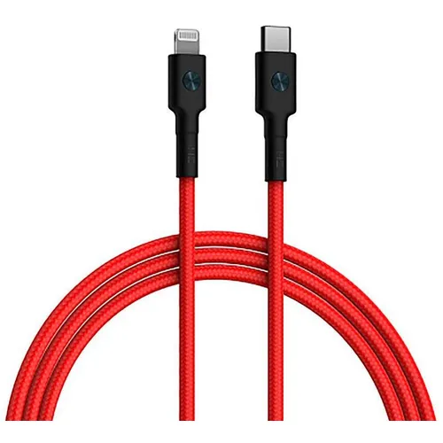 Кабель ZMI AL875, Lightning (m) - USB Type-C (m), 1.5м, MFI, 3A, красный