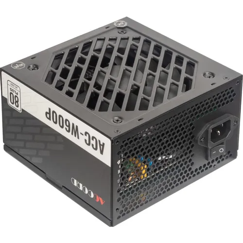 Блок питания Accord ACC-W600P, 600Вт, 80 PLUS WHITE, 120мм, черный, retail