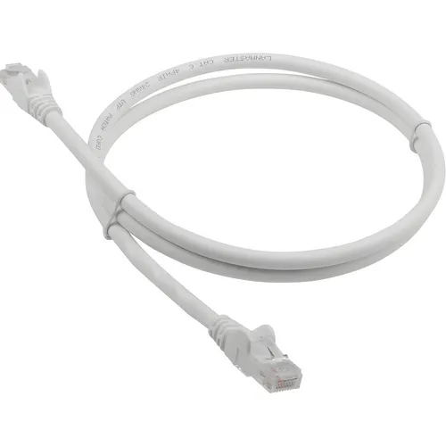 Патч-корд LanMaster вилка RJ-45, вилка RJ-45, кат.6, LSZH, 2м, серый [lan-pc45/u6-2.0-gy]