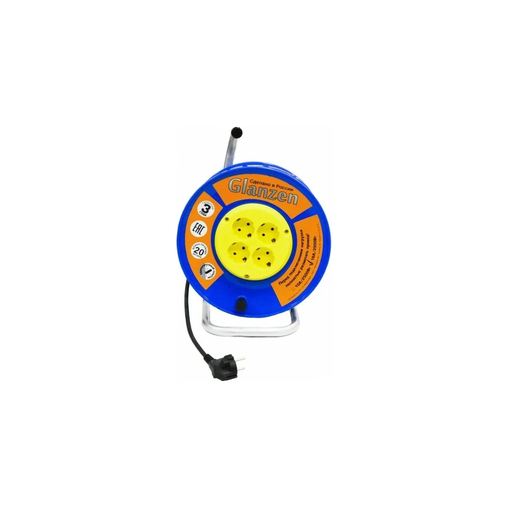 Силовой удлинитель GLANZEN EB-20-019 00-00006727