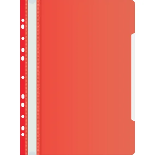 Папка-скоросшиватель Бюрократ PS-P20RED, A4, пластик, красный 20 шт./кор.