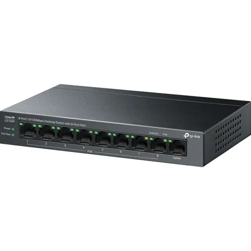 Коммутатор TP-LINK LS109P, неуправляемый