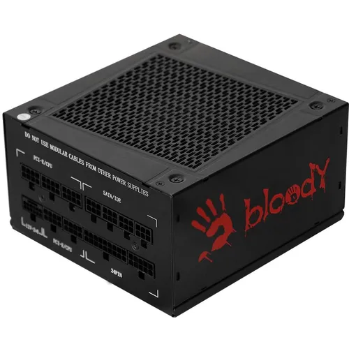 Блок питания BLOODY BD-PS1000G, 1000Вт, 80 PLUS GOLD, 140мм, черный, retail [bd-ps1000g-m]