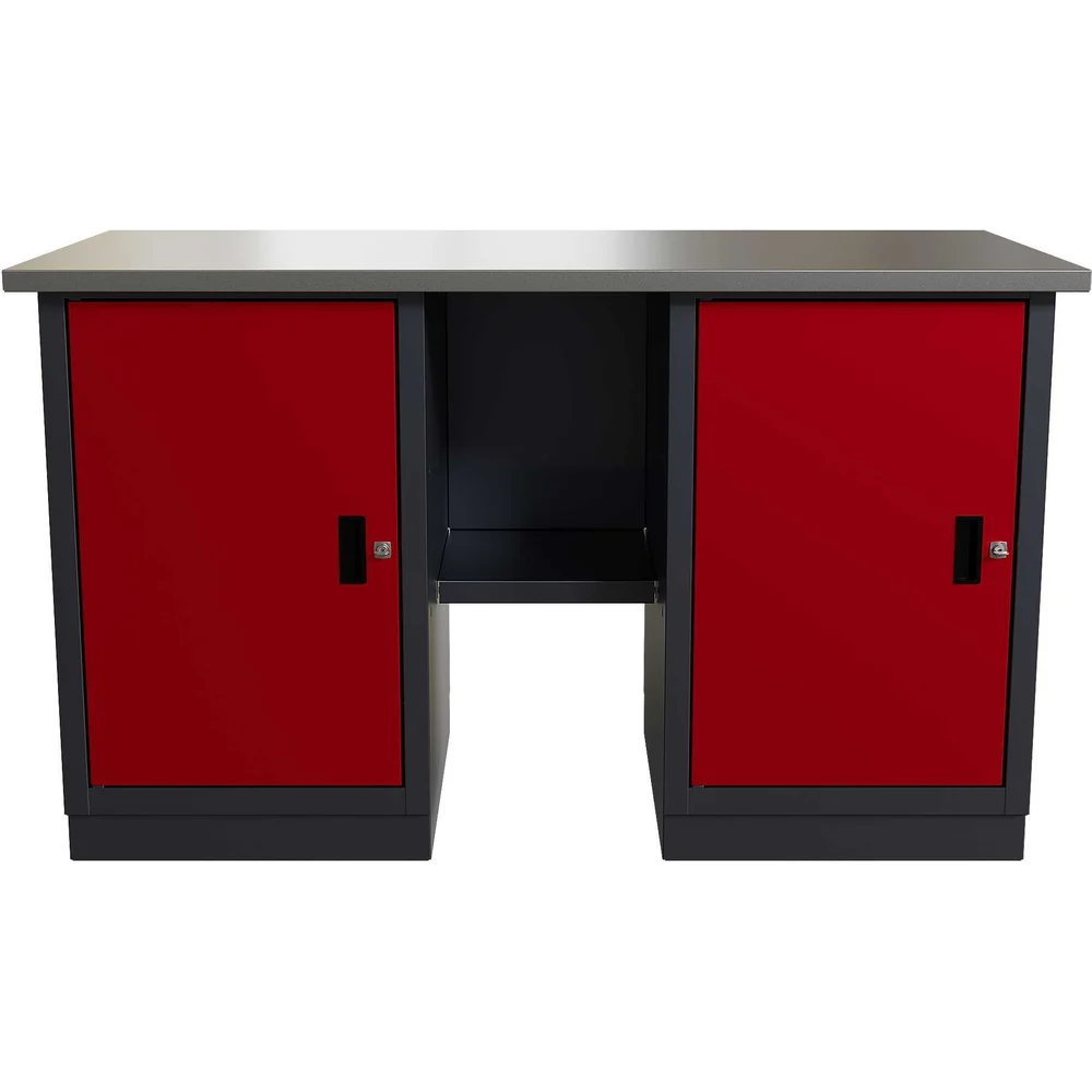 Слесарный двухтумбовый верстак IRONMEBEL worky wk-0/wk-0 M-IM00171K