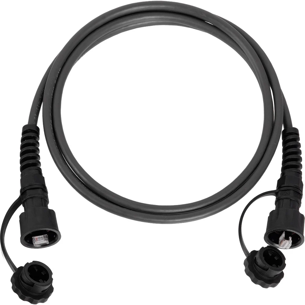 Индустриальный коммутационный шнур F/UTP NIKOMAX NMC-PC4SE55B-030-IS-BK