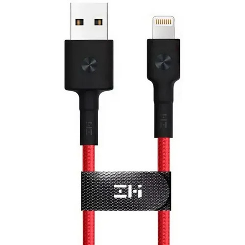 Кабель ZMI AL805, Lightning (m) - USB (m), 1м, MFI, красный [al805 red]