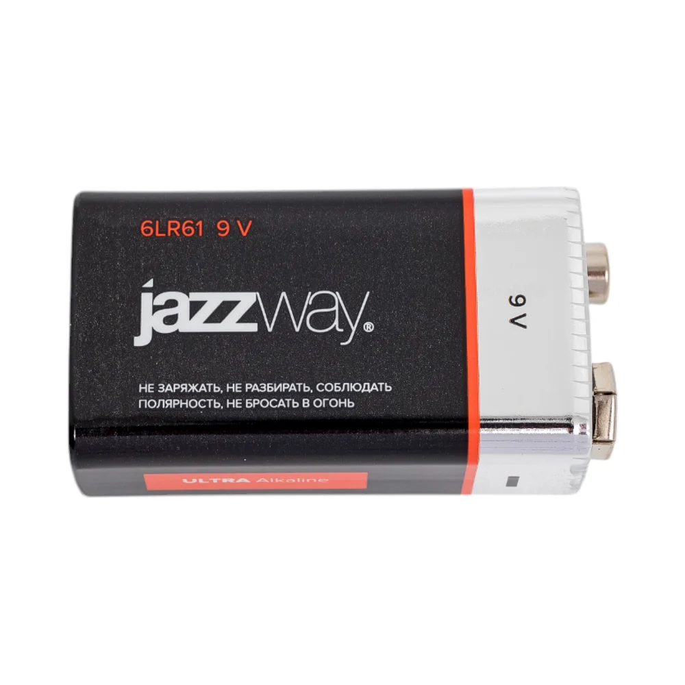 Алкалиновая батарейка Jazzway 6LR61 Ultra PLUS 5005075