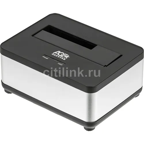 Док-станция для HDD AgeStar 3UBT7, серебристый