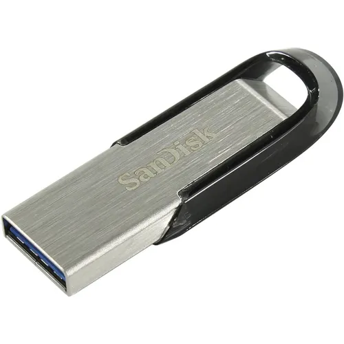 Флешка USB Sandisk Cruzer Ultra Flair 256ГБ, USB3.0, серебристый и черный [sdcz73-256g-g46]