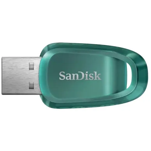 Флешка USB Sandisk Ultra Eco 256ГБ, USB3.0, темно-зеленый [sdcz96-256g-g46]