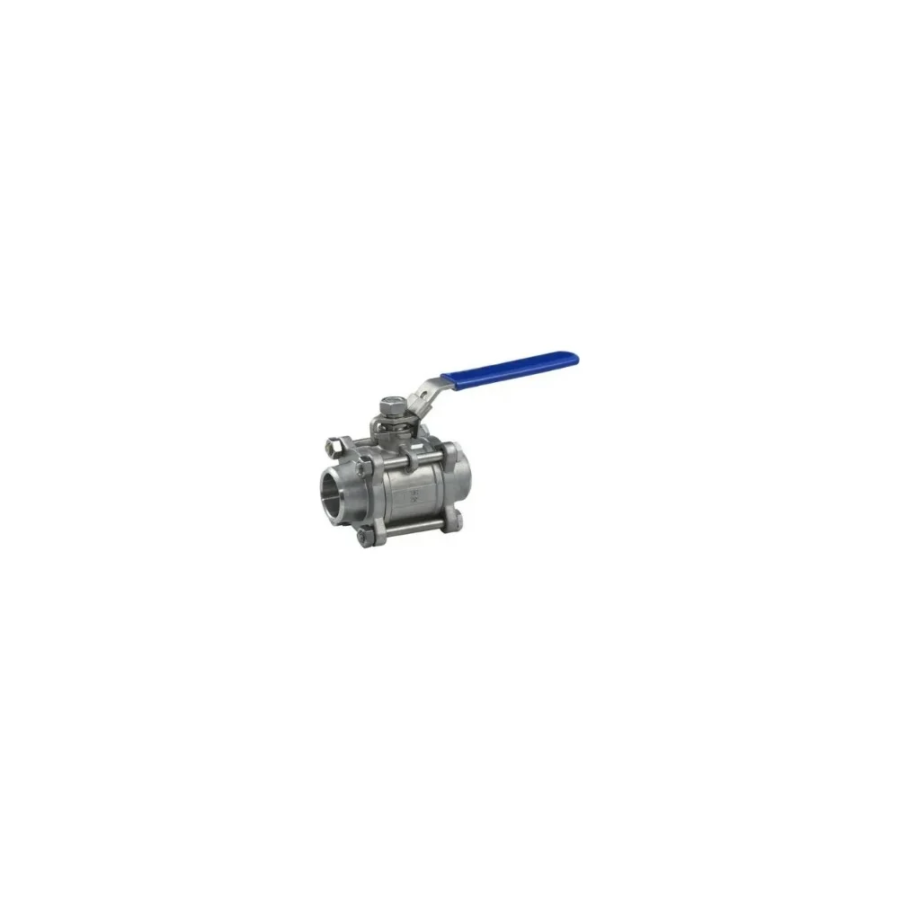 Трехсоставной шаровый кран TITAN LOCK TL75TPBVSS-WD