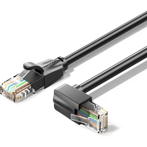 Патч-корд VENTION IBWBI литой (molded), U/FTP, кат.6, 3м, 4 пары, 26AWG, медь бескислородная, многожильный, черный