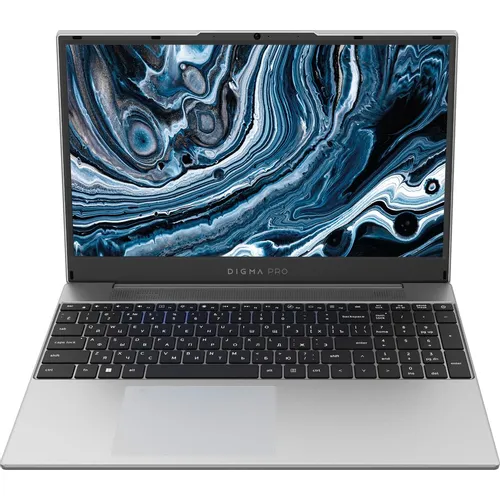 Ноутбук DIGMA PRO Breve, 15.6", IPS, AMD Ryzen 7 5700U 1.8ГГц, 8-ядерный, 16ГБ DDR4, 512ГБ SSD, AMD Radeon Graphics, Windows 11 Pro, серебристый [dn15r7-adxw01]