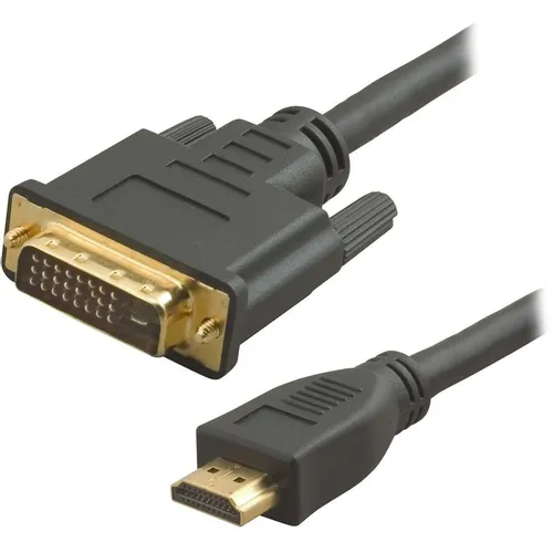 Кабель аудио-видео WH-141, HDMI (m) - DVI-D (m), 15м, GOLD, черный [10849]