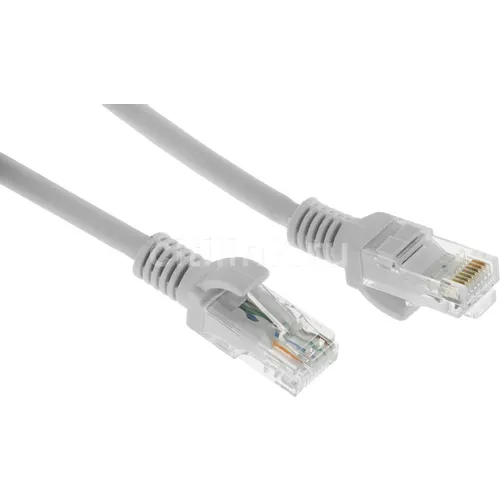 Патч-корд PREMIER PP31-1.5M-LSZH литой (molded), UTP, кат.5E, 1.5м, 4 пары, 24AWG, алюминий омедненный, многожильный, серый
