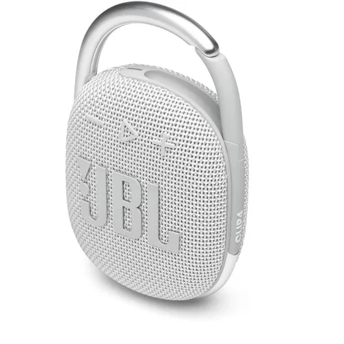 Колонка портативная JBL Clip 4, 5Вт, белый [jblclip4wht]