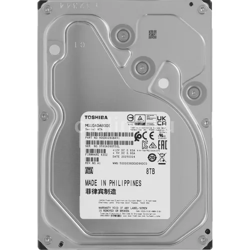 Жесткий диск Toshiba Enterprise Capacity MG10ADA800E, 8ТБ, HDD, SATA III, 3.5"