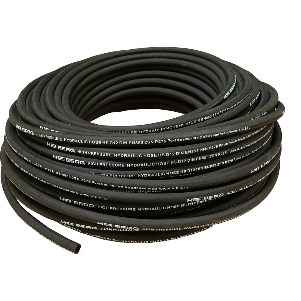 Рукав высокого давления HEIBERG din 12 en853 2sn 1/2" 100 м 0002Н12