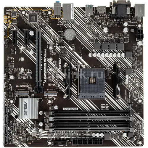 Материнская плата ASUS PRIME B550M-K, Socket AM4, AMD B550, mATX, Ret